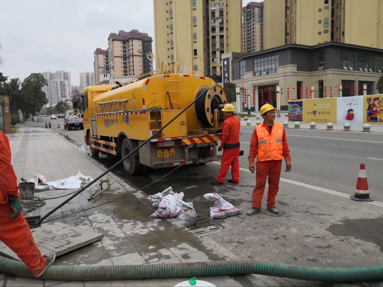 秀屿排污管道清淤-管道清洗
